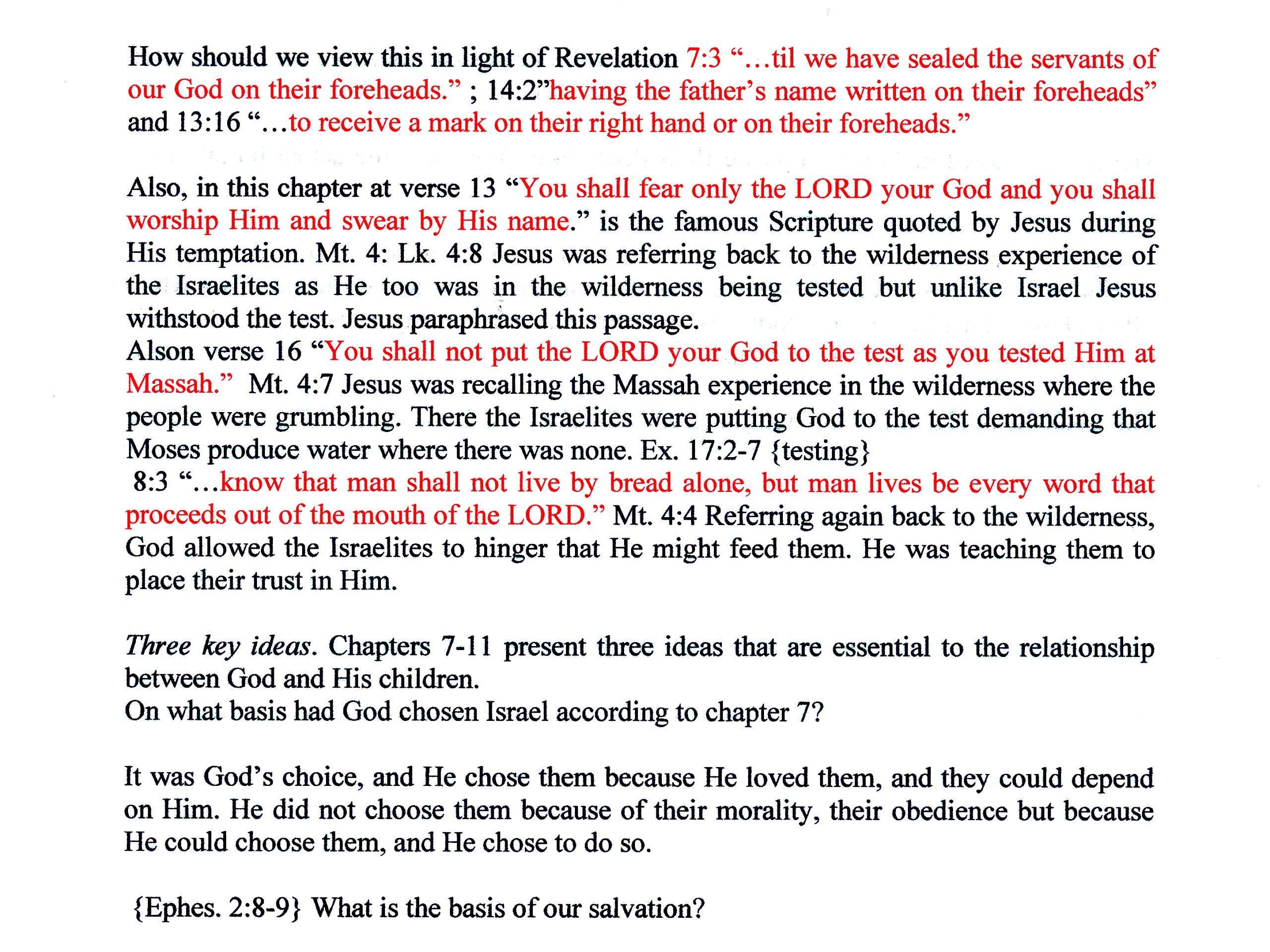 Study in Deuteronomy